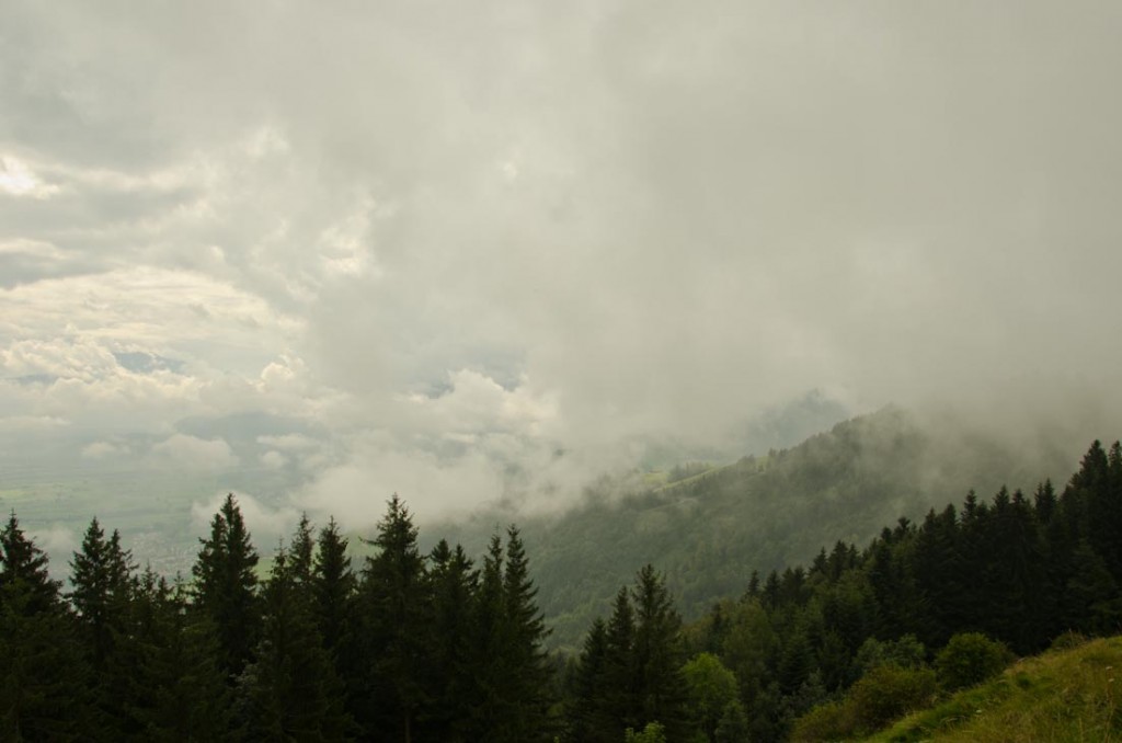 Nur die Aussicht hat heute Urlaub. Aber mit etwas Fantasie...