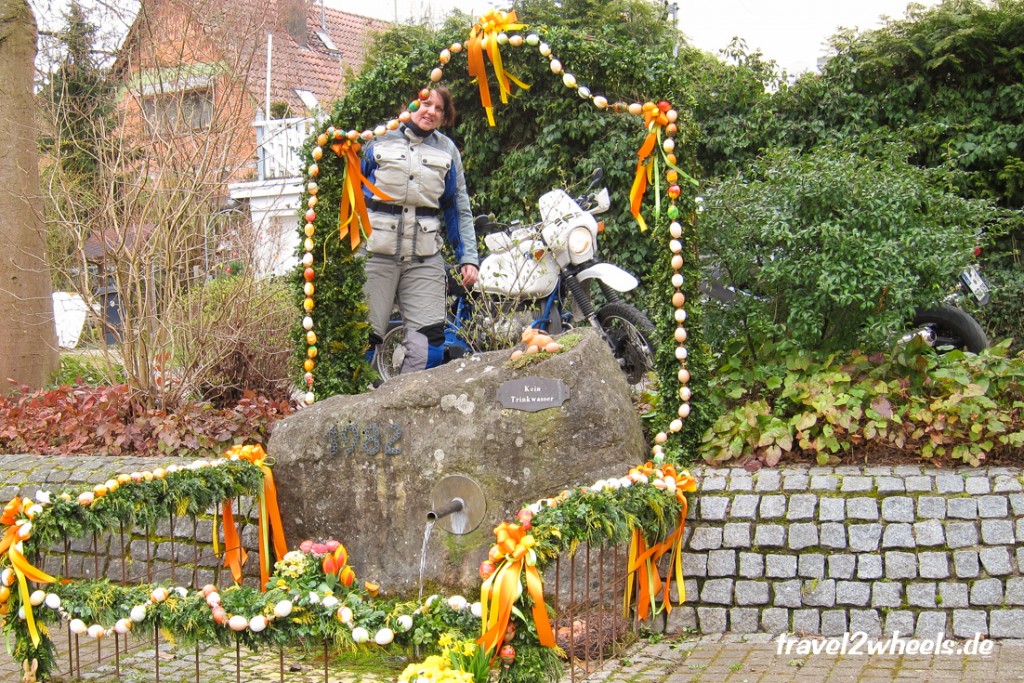 Osterbrunnen Oppelsbohm Motorradtour 2016 Ostermontag travel2wheels