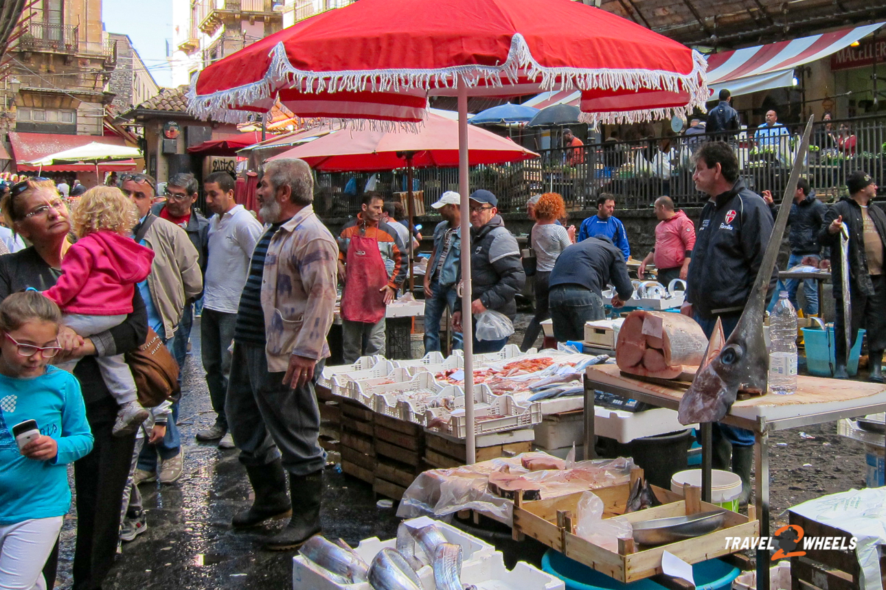 Sizilien Catania Fischmarkt