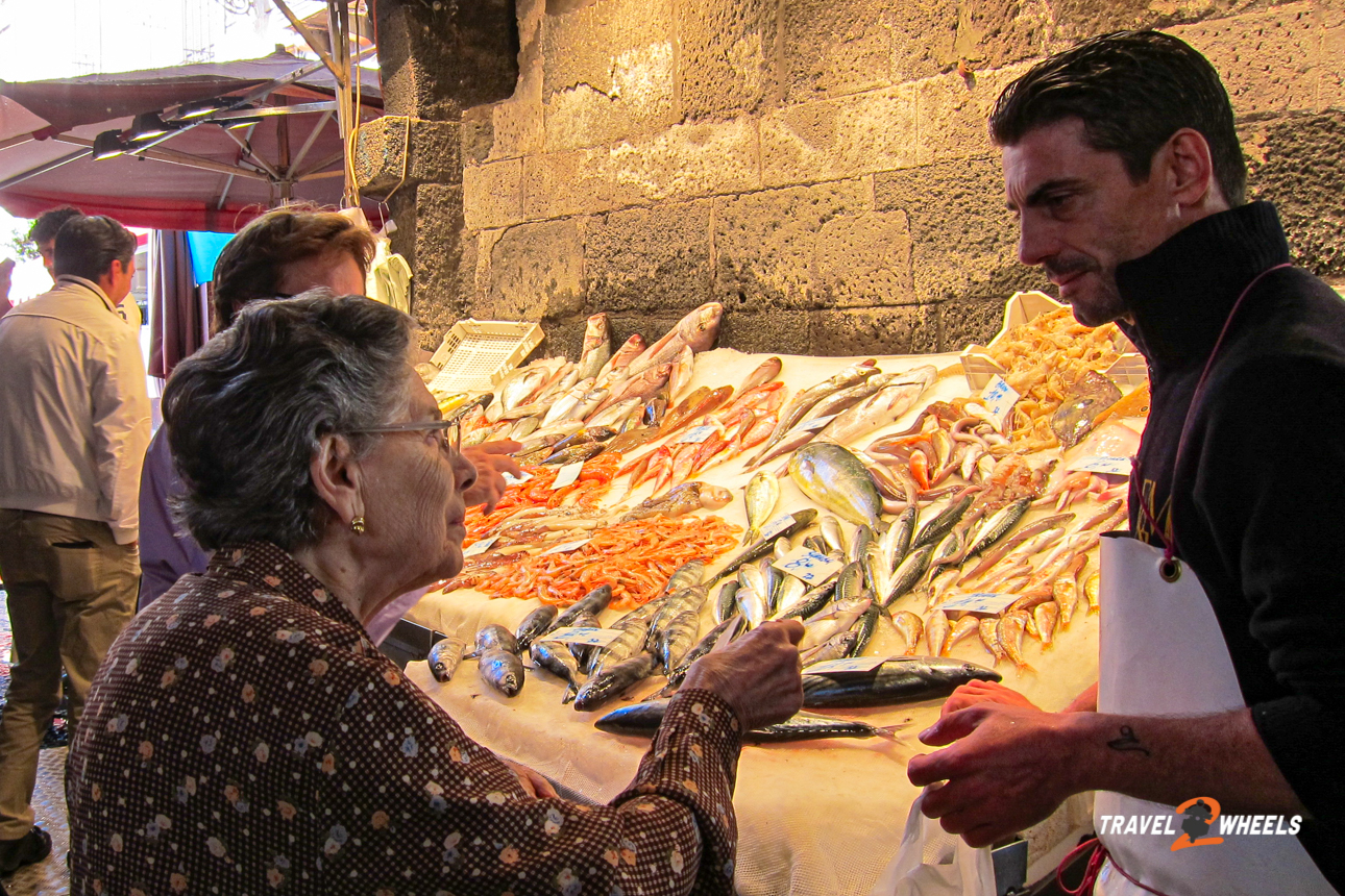 Sizilien Catania Fischmarkt